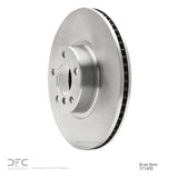Dynamic Friction 2016-2018 BMW X4 Left Front Hi-Carbon Alloy Geomet Coated Rotor (348x30 Vented) by Dynamic Friction Company 900-31160D