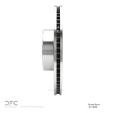 Dynamic Friction 2016-2018 BMW X4 Left Front Hi-Carbon Alloy Geomet Coated Rotor (348x30 Vented) by Dynamic Friction Company 900-31160D
