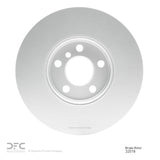 Dynamic Friction 2016-2024 MINI Cooper (Excl Clubman) Front Hi-Carbon Alloy Geomet Coated Rotor (307x24 Vented) by Dynamic Friction Company 900-32018