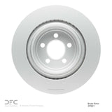 Dynamic Friction 2006-2023 Dodge Charger Rear Hi-Carbon Alloy Geomet Coated Rotor (350x26.1 Vented) by Dynamic Friction Company 900-39021