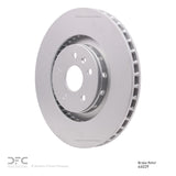 Dynamic Friction 2009-2015 Cadillac CTS Front Hi-Carbon Alloy Geomet Coated Rotor (370x34 Vented) by Dynamic Friction Company 900-46029