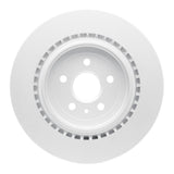 Dynamic Friction 2009-2024 Cadillac CTS Rear Hi-Carbon Alloy Geomet Coated Rotor (365x28 Vented) by Dynamic Friction Company 900-47039