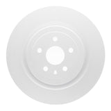Dynamic Friction 2009-2024 Cadillac CTS Rear Hi-Carbon Alloy Geomet Coated Rotor (365x28 Vented) by Dynamic Friction Company 900-47039