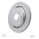 Dynamic Friction 2016-2024 Cadillac ATS Rear Hi-Carbon Alloy Geomet Coated Rotor (339x26 Vented) by Dynamic Friction Company 900-47074