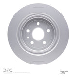 Dynamic Friction 2016-2024 Cadillac ATS Rear Hi-Carbon Alloy Geomet Coated Rotor (339x26 Vented) by Dynamic Friction Company 900-47074