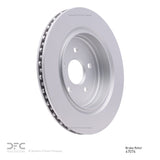 Dynamic Friction 2016-2024 Cadillac ATS Rear Hi-Carbon Alloy Geomet Coated Rotor (339x26 Vented) by Dynamic Friction Company 900-47074
