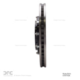 Dynamic Friction 2016-2019 Cadillac ATS Right Front Hi-Carbon Alloy Geomet Coated Rotor by Dynamic Friction Company 900-47077DA