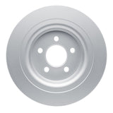 Dynamic Friction 2015-2023 Ford Mustang Rear Hi-Carbon Alloy Geomet Coated Rotor (330x25 Vented) by Dynamic Friction Company 900-54074