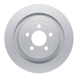 Dynamic Friction 2015-2023 Ford Mustang Rear Hi-Carbon Alloy Geomet Coated Rotor (330x25 Vented) by Dynamic Friction Company 900-54074