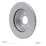 Front Brake Rotor Set - Mercedes / W205 / C300 / C400 by Dynamic Friction Company A0004212712-DFC-QTY2