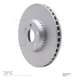Dynamic Friction 2016-2023 Mercedes-Benz E350 Front Hi-Carbon Alloy Geomet Coated Rotor (342x32 Vented) by Dynamic Friction Company 900-63119