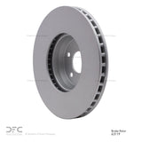 Dynamic Friction 2016-2023 Mercedes-Benz E350 Front Hi-Carbon Alloy Geomet Coated Rotor (342x32 Vented) by Dynamic Friction Company 900-63119