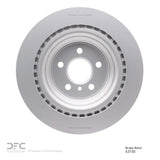 Dynamic Friction 2013-2019 Mercedes-Benz GLE400 Rear Hi-Carbon Alloy Geomet Coated Rotor (345x22 Vented) by Dynamic Friction Company 900-63150