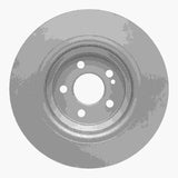 Dynamic Friction 2020-2025 Mercedes-Benz GLE350 Rear Hi-Carbon Alloy Geomet Coated Rotor (330x13.85 Solid) by Dynamic Friction Company 900-63182