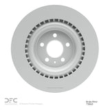 Dynamic Friction 2011-2018 Audi A6 (USA/Canada) Rear Hi-Carbon Alloy Geomet Coated Rotor (356x21.8 Vented) by Dynamic Friction Company 900-73063