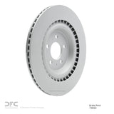 Dynamic Friction 2011-2018 Audi A6 (USA/Canada) Rear Hi-Carbon Alloy Geomet Coated Rotor (356x21.8 Vented) by Dynamic Friction Company 900-73063