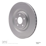 Dynamic Friction 2017-2025 Audi S8 Rear Hi-Carbon Alloy Geomet Coated Rotor (350x28 Vented) by Dynamic Friction Company 900-73079