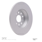 Dynamic Friction 2016-2025 Audi Q3 Rear Hi-Carbon Alloy Geomet Coated Rotor (300x12 Solid) by Dynamic Friction Company 900-73082