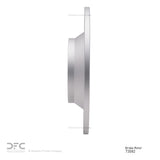Dynamic Friction 2016-2025 Audi Q3 Rear Hi-Carbon Alloy Geomet Coated Rotor (300x12 Solid) by Dynamic Friction Company 900-73082