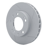 Dynamic Friction 1982-1985 Porsche 928 Right Front Slotted Hi-Carbon Alloy Geomet Coated Rotor (282x32 Vented) by Dynamic Friction Company 910-02005D