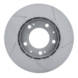 Dynamic Friction 1982-1985 Porsche 928 Left Front Slotted Hi-Carbon Alloy Geomet Coated Rotor (282x32.3 Vented) by Dynamic Friction Company 910-02008D