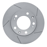 Dynamic Friction 1982-1985 Porsche 928 Left Front Slotted Hi-Carbon Alloy Geomet Coated Rotor (282x32.3 Vented) by Dynamic Friction Company 910-02008D