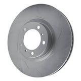 Dynamic Friction 2010-2023 Porsche Panamera Right Front Slotted Hi-Carbon Alloy Geomet Coated Rotor (360x36 Vented) by Dynamic Friction Company 910-02085D