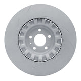 Dynamic Friction 2017-2018 Porsche Macan Right Front Slotted Hi-Carbon Alloy Geomet Coated Rotor (390x38 Vented) by Dynamic Friction Company 910-02119D