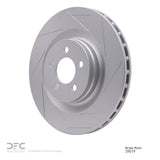 Dynamic Friction 2008-2020 Dodge Challenger Front Slotted Hi-Carbon Alloy Geomet Coated Rotor (360x32 Vented) by Dynamic Friction Company 910-39019