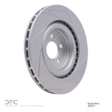 Dynamic Friction 2008-2020 Dodge Challenger Front Slotted Hi-Carbon Alloy Geomet Coated Rotor (360x32 Vented) by Dynamic Friction Company 910-39019