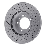 Dynamic Friction 1998-2012 Porsche 911 Right Front Drilled Hi-Carbon Alloy Geomet Coated Rotor (318x28 Vented) by Dynamic Friction Company 920-02033D