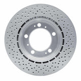Dynamic Friction 2000-2008 Porsche Boxster Rear Drilled Hi-Carbon Alloy Geomet Coated Rotor (299x24 Vented) by Dynamic Friction Company 920-02039