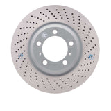 Dynamic Friction 2002-2008 Porsche 911 Right Front Drilled Hi-Carbon Alloy Geomet Coated Rotor (350x34 Vented) by Dynamic Friction Company 920-02041D