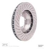 Dynamic Friction 2002-2008 Porsche 911 Right Front Drilled Hi-Carbon Alloy Geomet Coated Rotor (350x34 Vented) by Dynamic Friction Company 920-02041D