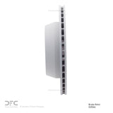 Dynamic Friction 2005-2023 Porsche Cayman Rear Drilled Hi-Carbon Alloy Geomet Coated Rotor (299x20 Vented) by Dynamic Friction Company 920-02044