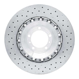 Dynamic Friction 2010-2011 Porsche 911 Right Front Drilled Hi-Carbon Alloy Geomet Coated Rotor by Dynamic Friction Company 920-02058DA