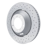 Dynamic Friction 2010-2011 Porsche 911 Left Front Drilled Hi-Carbon Alloy Geomet Coated Rotor by Dynamic Friction Company 920-02059DA