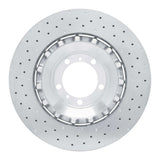 Dynamic Friction 2010-2011 Porsche 911 Left Front Drilled Hi-Carbon Alloy Geomet Coated Rotor by Dynamic Friction Company 920-02059DA