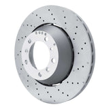 Dynamic Friction 2010-2011 Porsche 911 Right Rear Drilled Hi-Carbon Alloy Geomet Coated Rotor by Dynamic Friction Company 920-02060DA