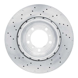 Dynamic Friction 2010-2011 Porsche 911 Right Rear Drilled Hi-Carbon Alloy Geomet Coated Rotor by Dynamic Friction Company 920-02060DA