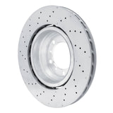 Dynamic Friction 2010-2011 Porsche 911 Right Rear Drilled Hi-Carbon Alloy Geomet Coated Rotor by Dynamic Friction Company 920-02060DA