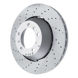 Dynamic Friction 2010-2011 Porsche 911 Left Rear Drilled Hi-Carbon Alloy Geomet Coated Rotor by Dynamic Friction Company 920-02061DA