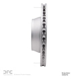 Dynamic Friction 1999-2023 Porsche 911 Left Rear Drilled Hi-Carbon Alloy Geomet Coated Rotor (330x28 Vented) by Dynamic Friction Company 920-02067D