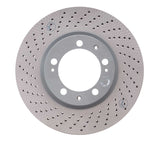 Dynamic Friction 1993-1994 Porsche 911 Left Front Drilled Hi-Carbon Alloy Geomet Coated Rotor (322x32 Vented) by Dynamic Friction Company 920-02079