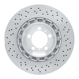 Dynamic Friction 2013-2019 Porsche 911 Left Rear Drilled Hi-Carbon Alloy Geomet Coated Rotor by Dynamic Friction Company 920-02081DA