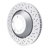 Dynamic Friction 2013-2019 Porsche 911 Right Front Drilled Hi-Carbon Alloy Geomet Coated Rotor by Dynamic Friction Company 920-02083DA