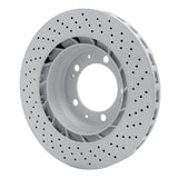 Dynamic Friction 1998-1998 Porsche 911 Left Rear Drilled Hi-Carbon Alloy Geomet Coated Rotor (322x28 Vented) by Dynamic Friction Company 920-02114D