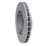 Dynamic Friction 1994-1998 Porsche 911 Left Front Drilled Hi-Carbon Alloy Geomet Coated Rotor (322x32 Vented) by Dynamic Friction Company 920-02117D