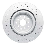 Dynamic Friction 2018-2021 Subaru WRX STI Front Drilled Hi-Carbon Alloy Geomet Coated Rotor (340x30 Vented) by Dynamic Friction Company 920-13041