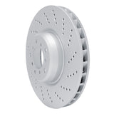Dynamic Friction 2006-2010 BMW M5 Front Right Drilled Hi-Carbon Alloy Geomet Coated Rotor (374x35.9 Vented) by Dynamic Friction Company 920-31071D